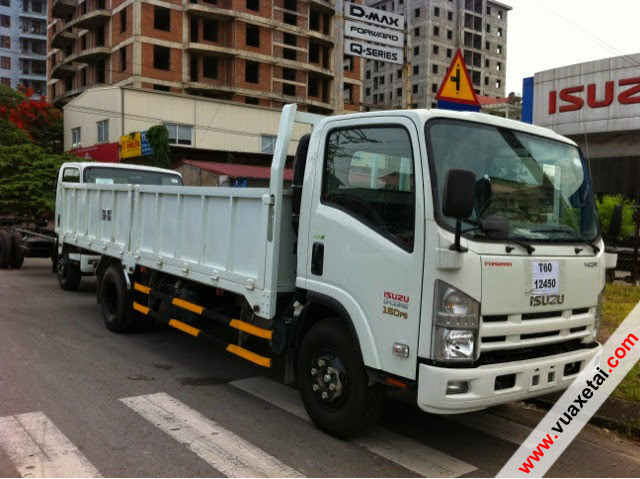 xe tải isuzu 5.5 tấn thùng lửng