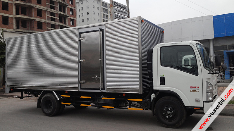 xe tải isuzu 5 tấn th&ugrave;ng k&iacute;n inox 2