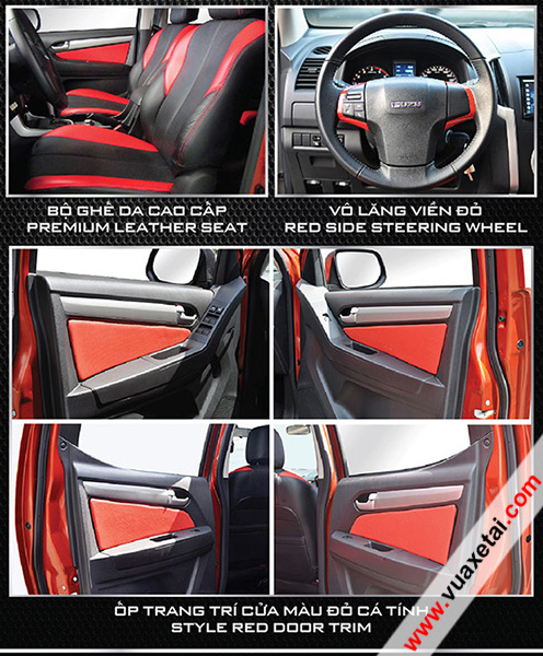 nội thất xe bán tải isuzu dmax xmotion