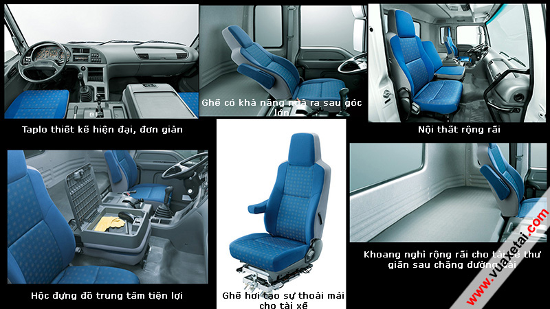 nội thất đầu kéo isuzu