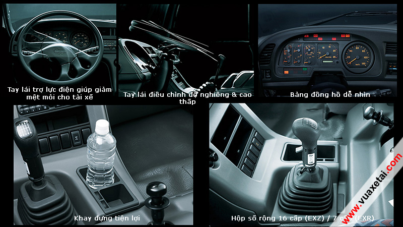 nội thất đầu kéo isuzu 2