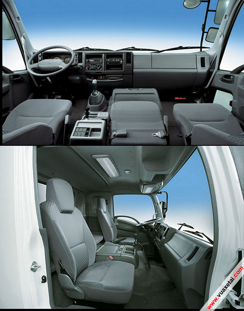 khoang cabin xe tải isuzu 15 tan fvm series