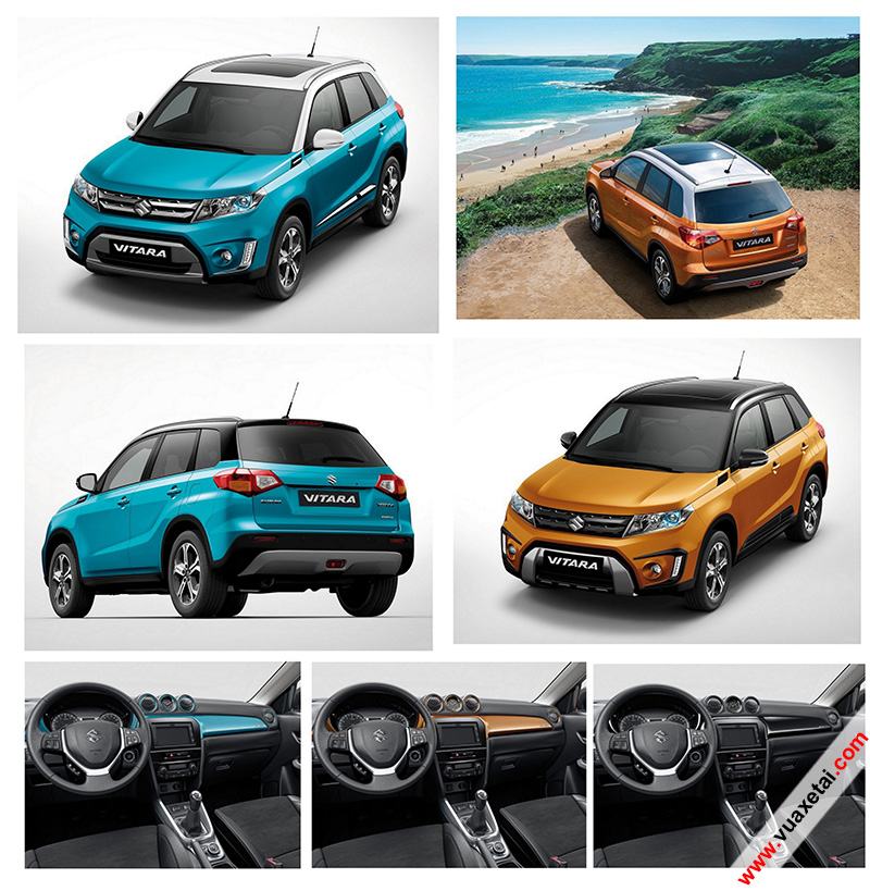 suzuki vitara có nhiều tông màu cho khách hàng lựa chọn