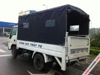 Xe tải Isuzu 1T4 QKR55F thùng cảnh sát có bửng nâng hạ giá bao nhiêu?