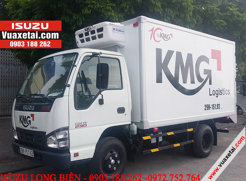 Xe Tải Isuzu 1T4 Đông Lạnh QKR 230