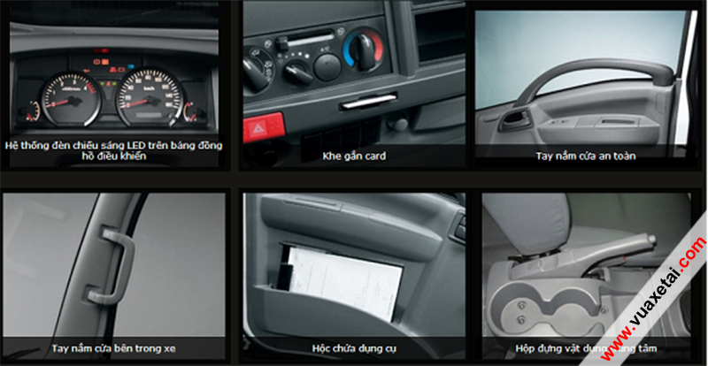 nội thất xe tải isuzu Nseries